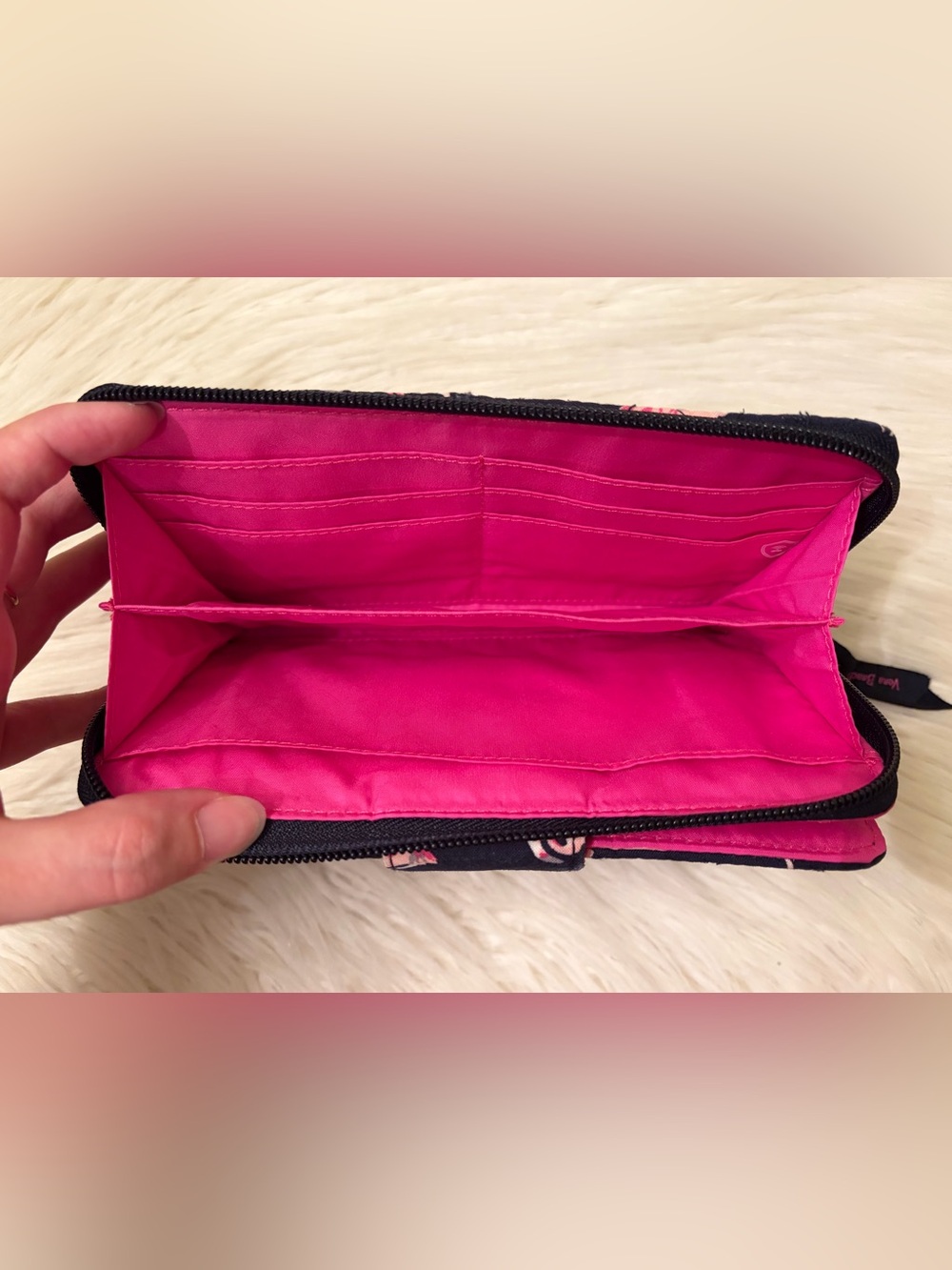 Vera Bradley Flamingo Wallet - Picture 6 of 7